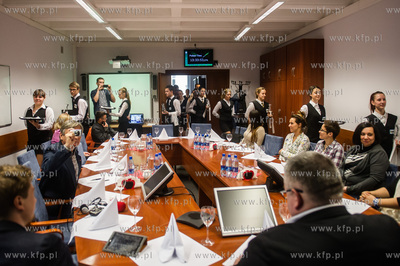 Gdansk. Urzad Miasta. Konferencja prasowa inaugurujaca...