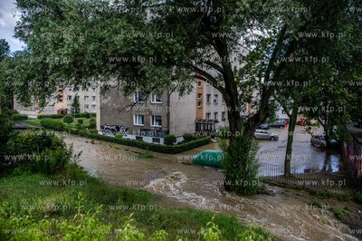 Gdańsk. Skutki silnych opadow, które przeszły nad...