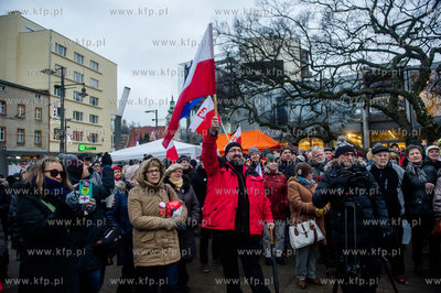 Gdynia. Strajk Obywatelski Komitetu Obrony Demokracji...