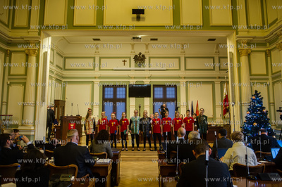 Gdansk. Nowy Ratusz. XXXII Sesja Rady Miasta Gdanska....