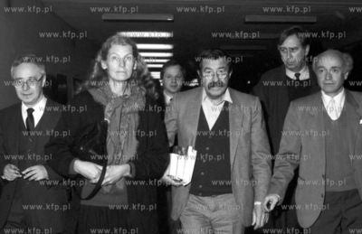 Wizyta Guntera Grassa na Uniwersytecie Gdanskim w Gdansku....