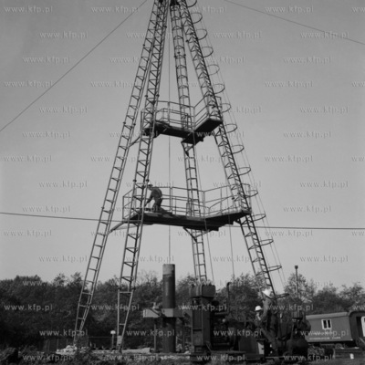 Budowa szybku wiertniczego przez Przedsiębiorstwo...