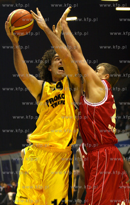 Mecz Euroligi w hali Olivii w Gdansku. Prokom Trefl...