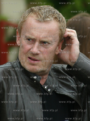 Daniel Olbrychski przebywajacy w Gdyni w zwiazku z...