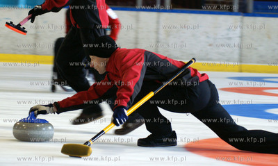 Gdansk, Hala Olivia. Mistrzostwa Polski w Curlingu....