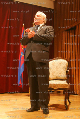 Wizyta Lecha Walesy w Szczecinie, gdzie podczas uroczystej...