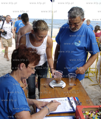 Plaza w Ustce -  X Mistrzostwa Polski w wyplukiwaniu...
