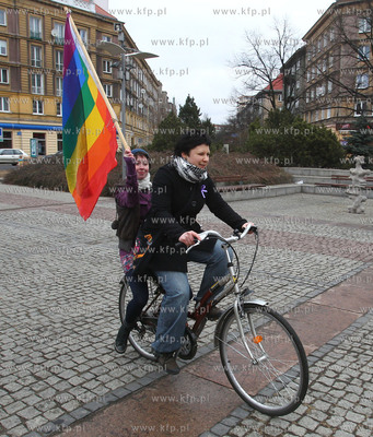 Szczecin - Manifestacja Różnorodności majaca na...