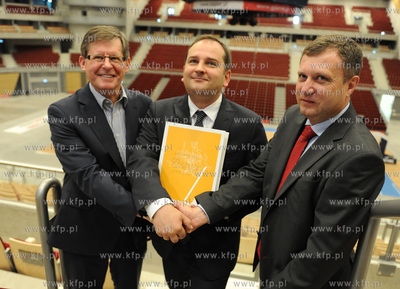 Ergo Arena Sopot/Gdansk. Konferencja prasowa w zwiazku...