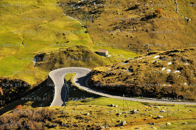 Szwajcaria, Belvedere, Berno. Jesienne Alpy w okolicy...