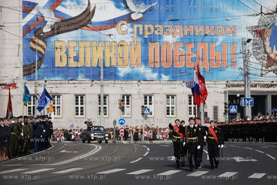 Rosja, Kaliningrad. Parada z okazji 68 rocznicy zwyciestwa...