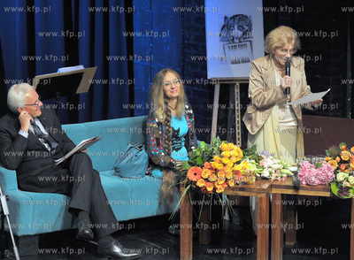 Sopot. Teatr na Plazy. Benefis Krystyny Lubienskiej....