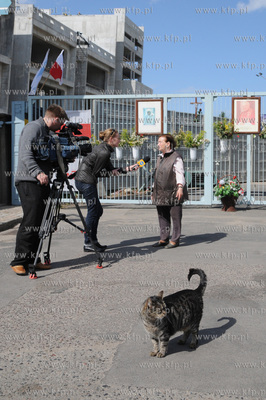 Aleksandra Olszewska, legendarna gospodyni Placu Solidarnosci....