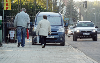 Gdańsk. Ulica Sobieskiego po remoncie nawierzchni....