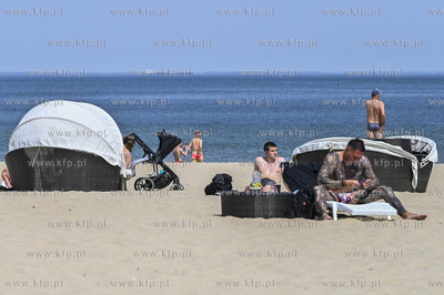 Sopot. Molo, plaza i Plac Przyjaciol Sopotu. Rekordowa...