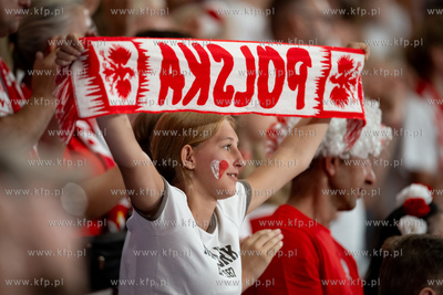 Turniej towarzyski siatkówki w Ergo Arenie. Mecz Polska...