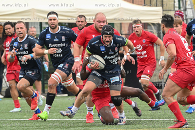Stadion Ogniwa Sopot. Mecz rugby Energa Ogniwo Sopot...