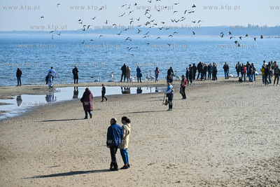Sopot. Wiosenna pogoda spowodowała zwiększony ruch...