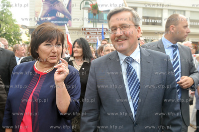 Sopot - zakonczenie kampanii wyborczej kandydata na...