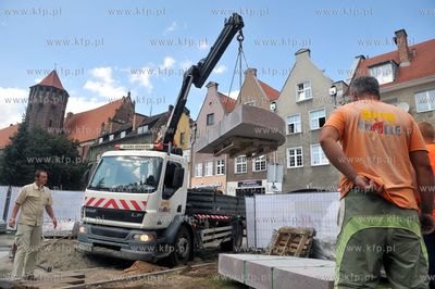 Budowa pomnika księcia Świętopełka II Wielkiego...