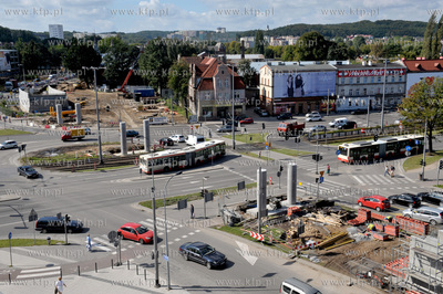 Gdansk Wrzeszcz.. Przebudowa skrzyzowania al. Grunwaldzkiej...