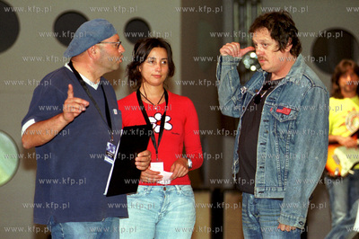 Sopot Festiwal. Rezyser Leszek Kumanski i Zucchero...