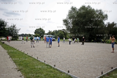 Gdansk. Park Reagana. Festiwal Gry w Petanque w Gdańsku...