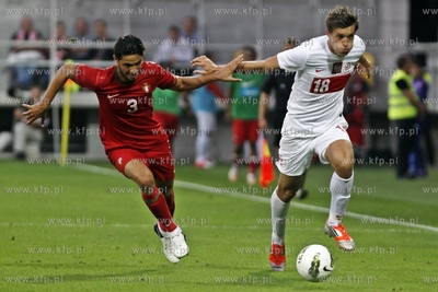 Gdynia. Mecz eliminacyjny do Mistrzostw Europy w pilce...