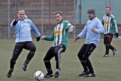 Gdansk. Boisko przy ul. Traugutta.  Noworoczny mecz...