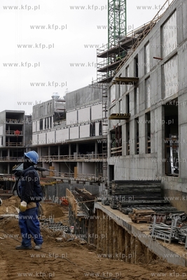 Budowa dworca kolejowego w Sopocie. 24.02.2015 fot....