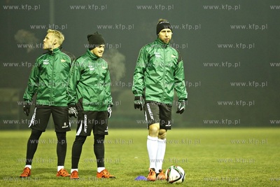 Boisko treningowe przy ul. Traugutta w Gdańsku. Trening...
