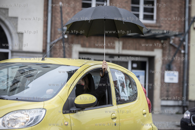 Protest samochodowy  przeciwko projektowi ustawy o...