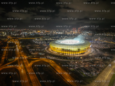 Betclic 1 liga. Lechia Gdańsk - Arka Gdynia n/z oprawa,...