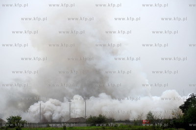 Gdansk. Wysadzenie w powietrze 60-metrowej wiezy na...