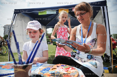 Gdansk. Park im. Ronalda Reagana. Derby Cup 2011, pierwsze...