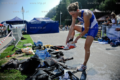 Gdynia. Bulwar nadmorski. Mistrzostwa Polski w Aquatlonie,...