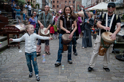 Gdansk. Swieto ulicy Mariackiej - Mariacka pod gwiazdami.
Nz...