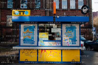 Gdansk. Wrzeszcz. Kolektura Lotto. Kumulacja 40 000...