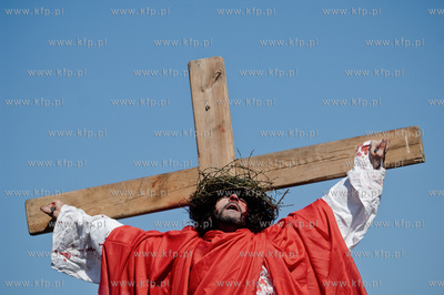 Wielki Piatek. Misterium Meki Panskiej na ulicach Gdanska....