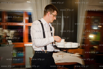 Gdansk. Restauracja hotelu Hanza. Festiwal Dorsza i...