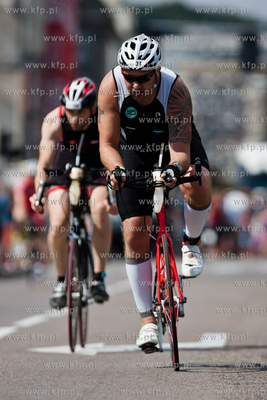 Zawody Herbalife Triathlon Gdynia 2013.
Nz aktor Tomasz...