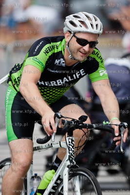 Zawody Herbalife Triathlon Gdynia 2013.
Nz aktor Borys...