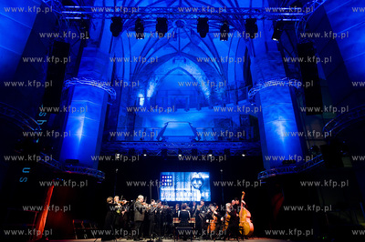 Gdansk. Centrum sw. Jana. Fwstiwal Actus Humanus 2013....