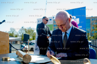 Gdansk. Batycki Kampusu Uniwersytetu Gdanskiego. Uroczystosc...