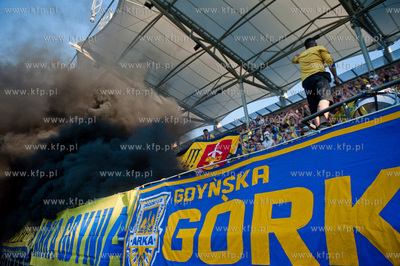Gdynia. Stadion Miejski GOSIR. Mecz mecz towarzyski...