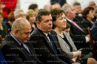 Gdansk. Ratusz Glownomiejski. Uroczystosc wreczenia...