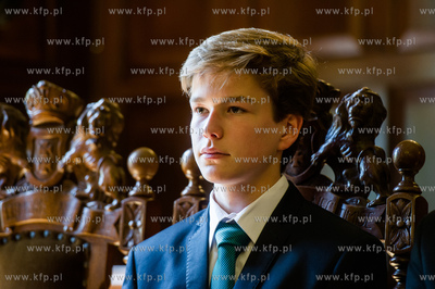 Gdansk. Nowy Ratusz. Uroczystosc wreczenia nagrod w...