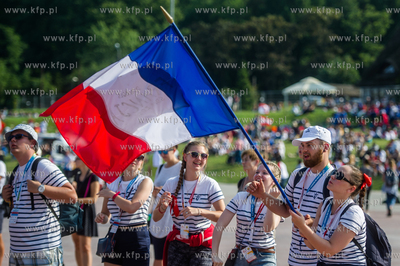 Gdańsk. Plac Zebrań Ludowych. Światowe Dni Młodzieży...