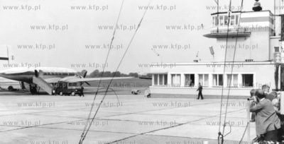Lotnisko w Gdansku Wrzeszczu. 09.1963 odb_03_121 Fot....