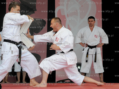 III Ogolnopolski Zlot Fanow M jak Milosc. Pokaz karate...